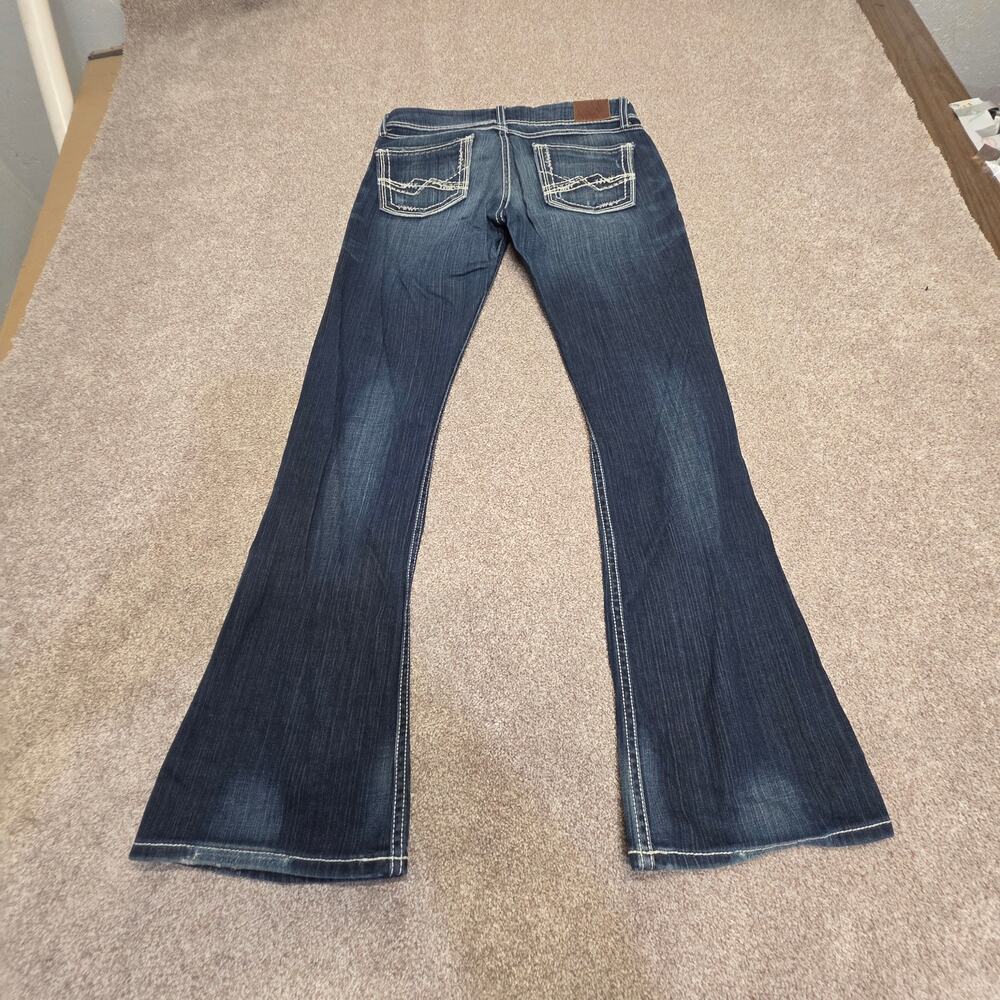 y2k 2000s indie sleaze low rise BKE Sabrina Flare Jeans sz 29R inidgon western
